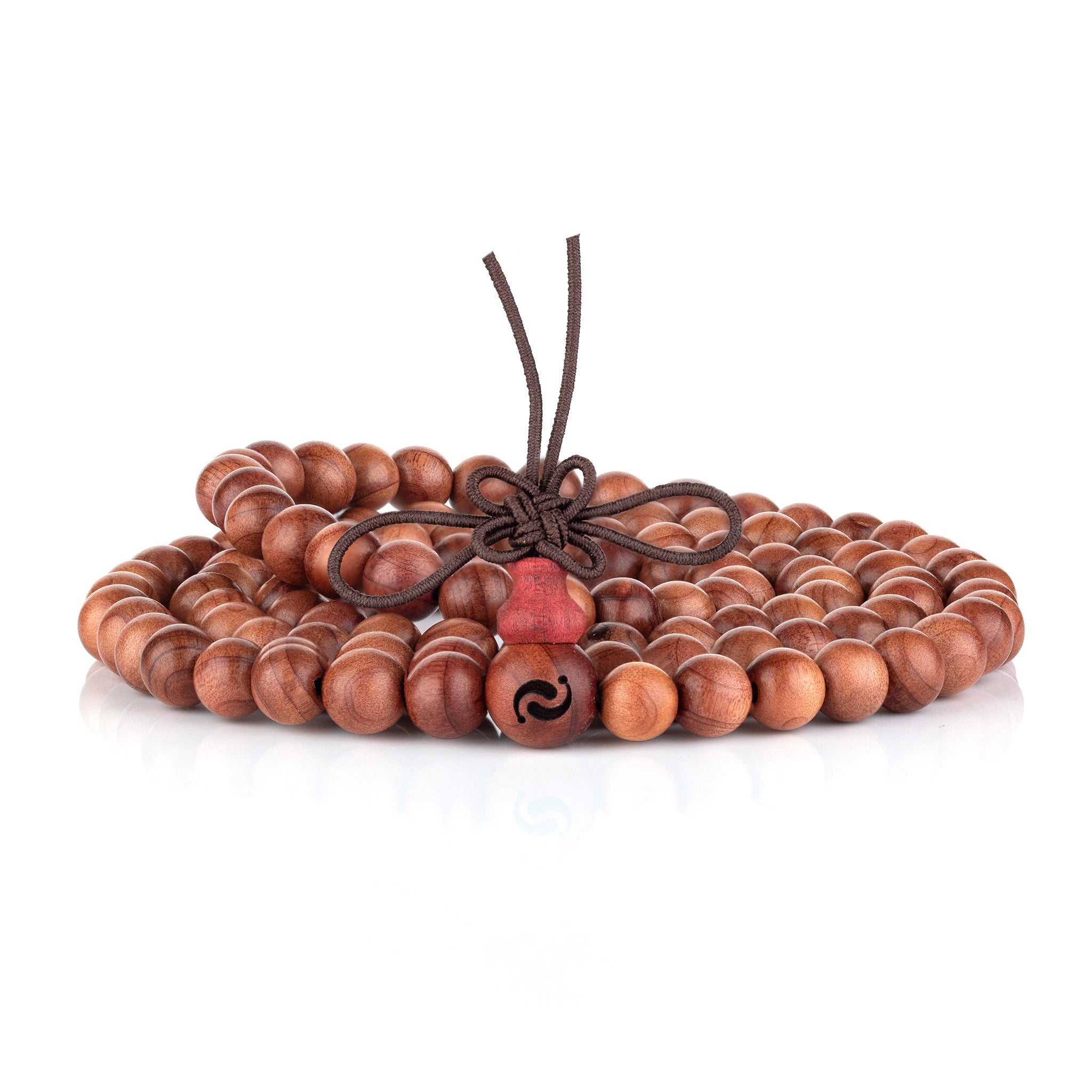Pure Heart Cedar Wood Blessing Prayer Beads(6mm)