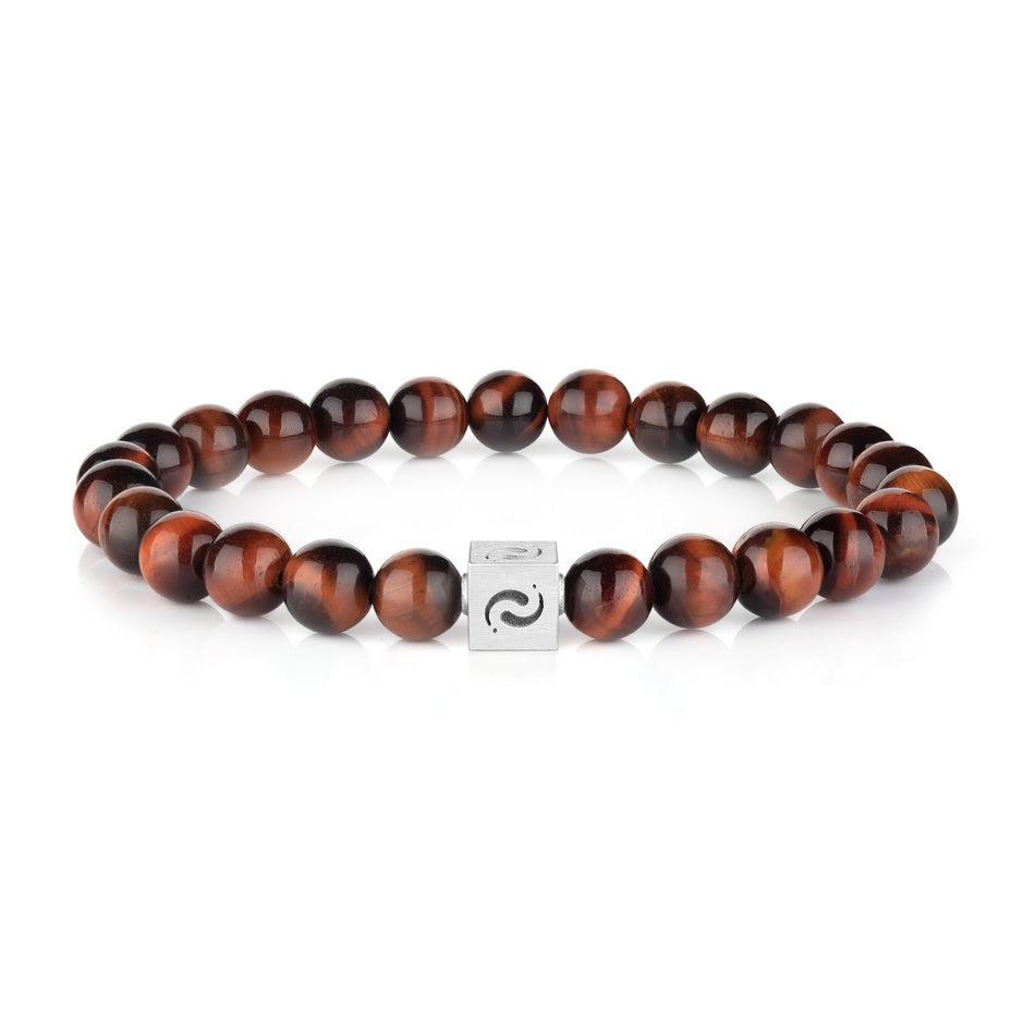 Crimson Tiger’s Eye Blessing Bracelet(8mm)