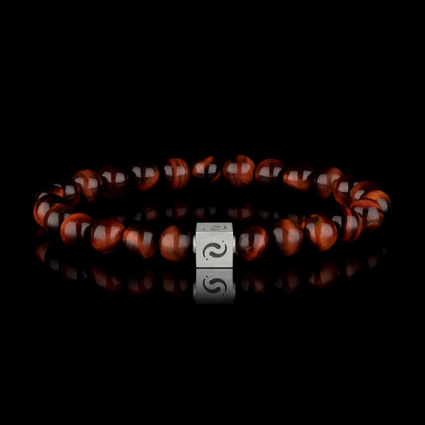 Crimson Tiger’s Eye Blessing Bracelet(8mm)