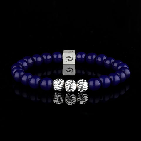 Azure Lapis Lazuli Blessing Bracelet(8mm)