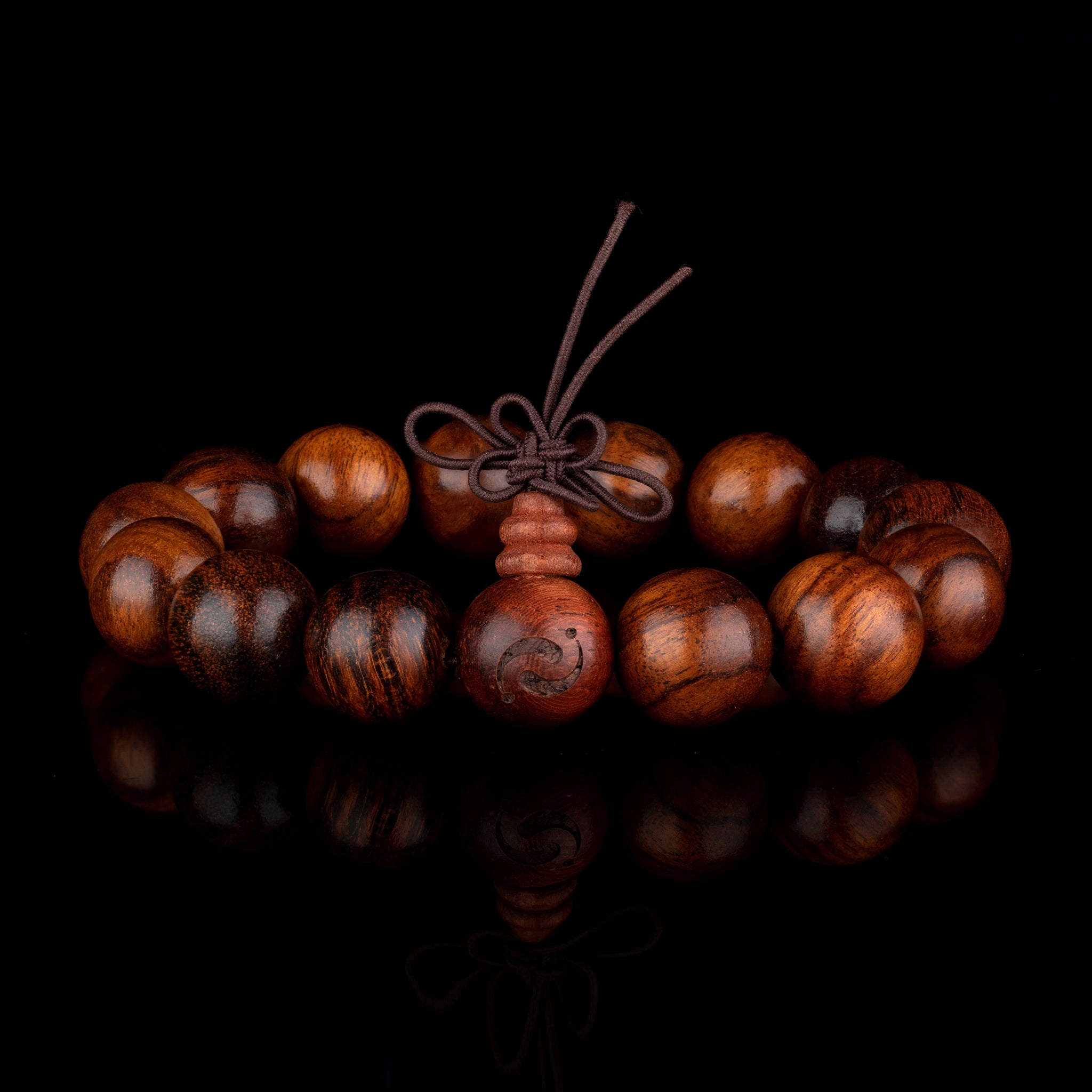 Premium Indonesian Rosewood Blessing Bracelet(15mm)