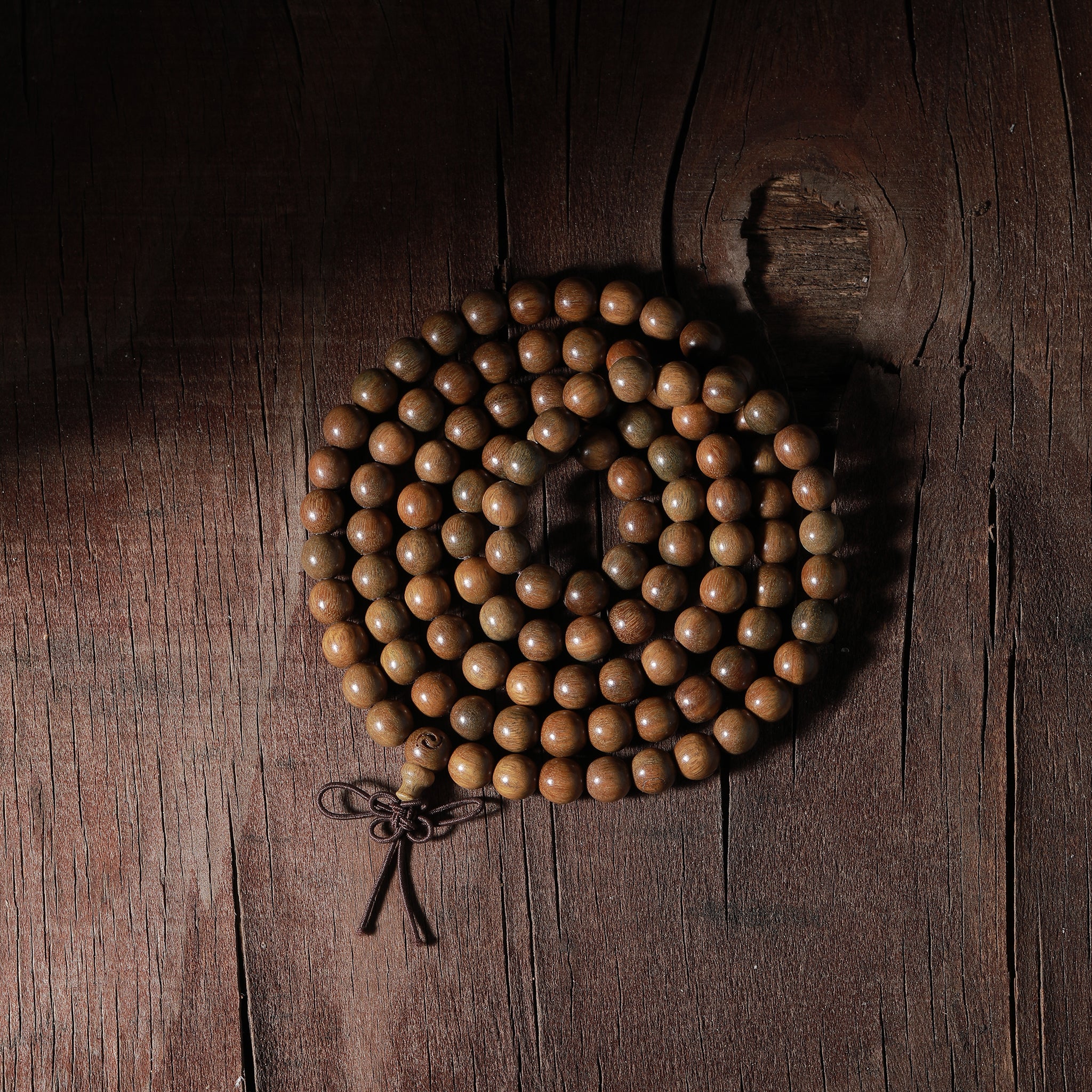 Qinghui Green Sandalwood Blessing Prayer Beads(8mm)