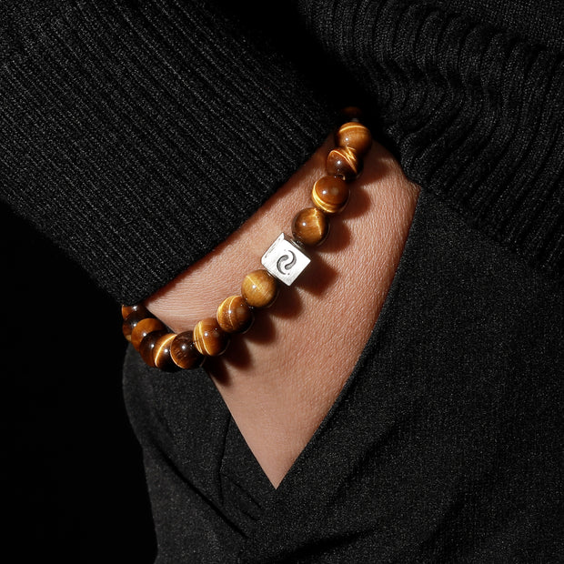 Golden Radiance Yellow Tiger’s Eye Blessing Bracelet(8mm)