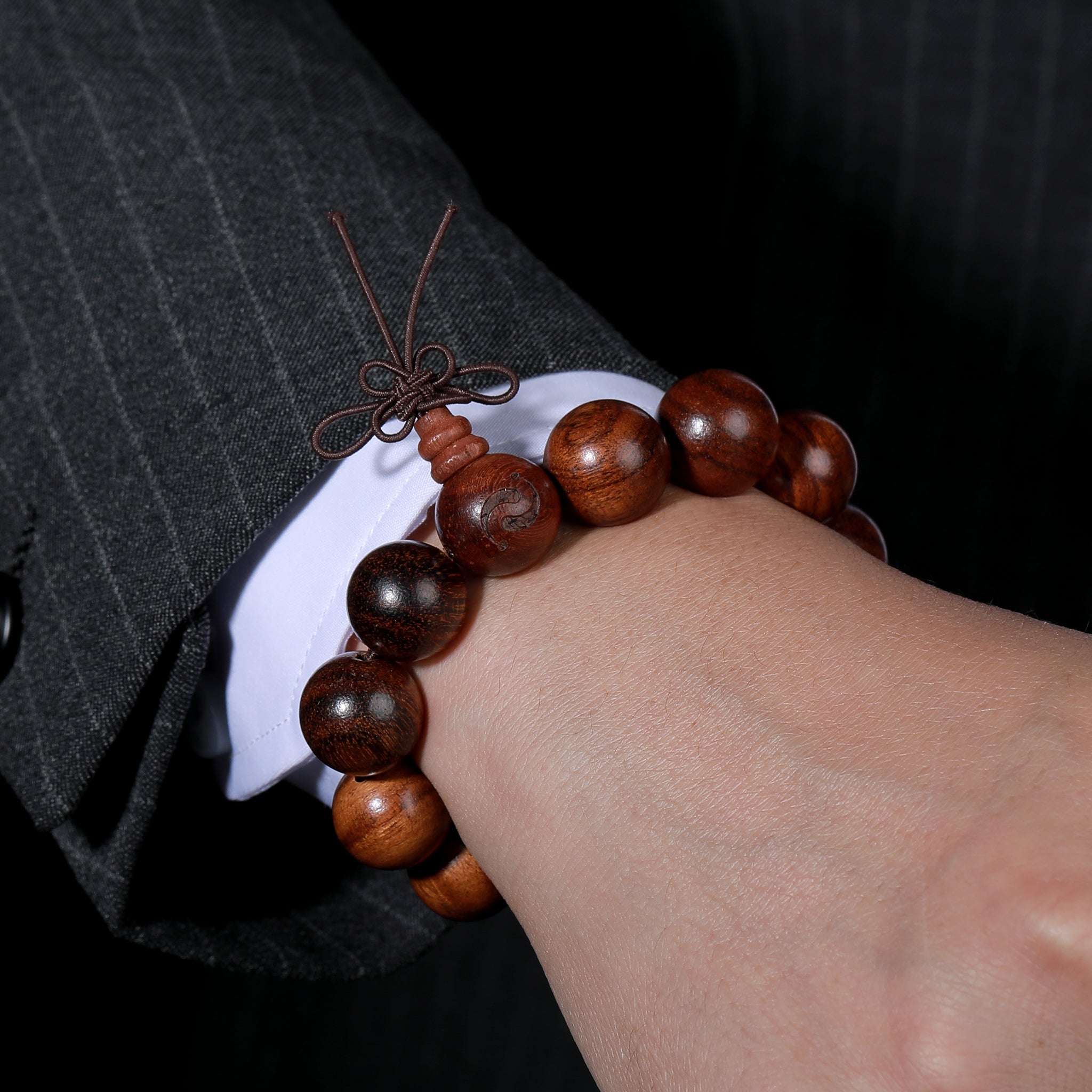 Premium Indonesian Rosewood Blessing Bracelet(15mm)