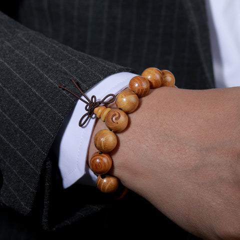 Golden Fortune Blessing Bracelet(12mm)