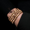 Zen Charm Vietnamese Agarwood Prayer Beads (Small Spotted 8mm)