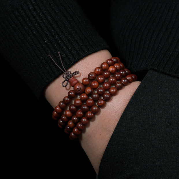 Auspicious Rosewood Blessing Prayer Beads(6mm)