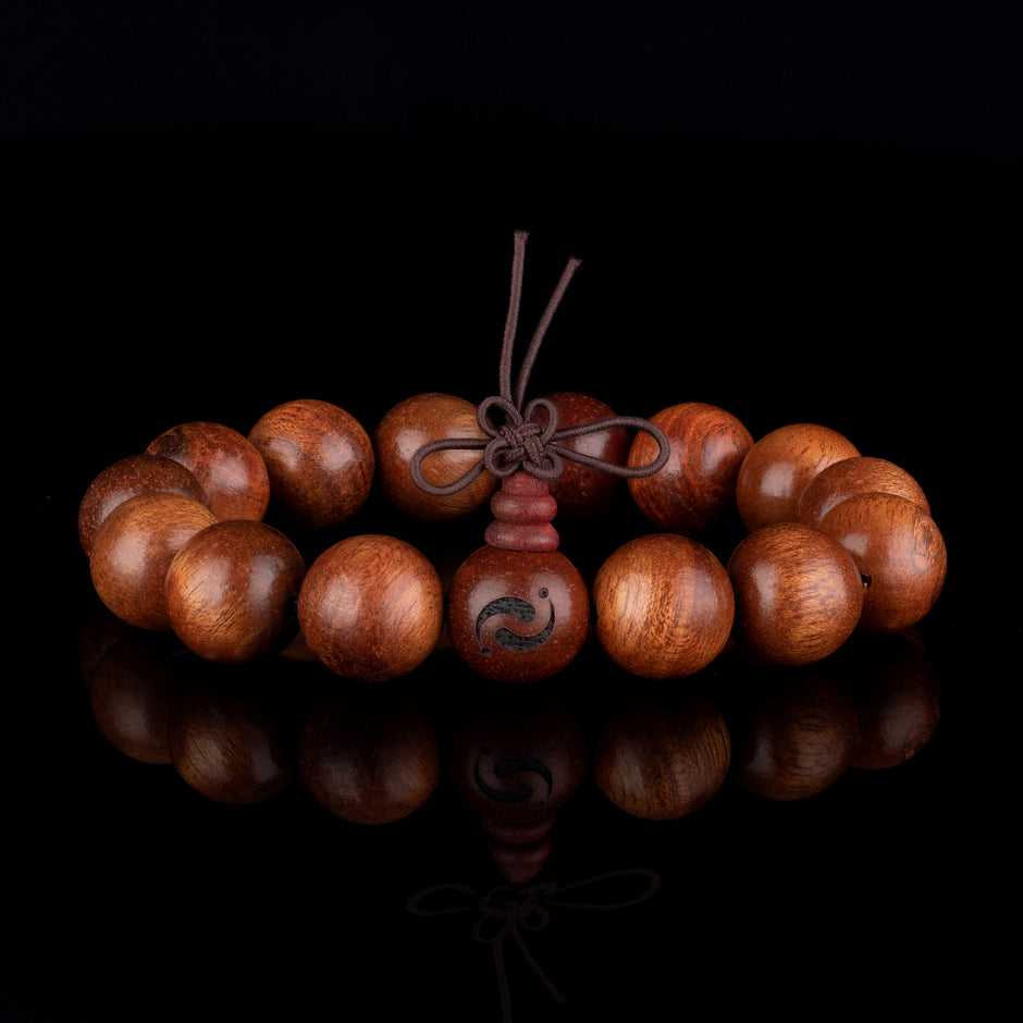 Premium Burmese Rosewood Blessing Bracelet(15mm)