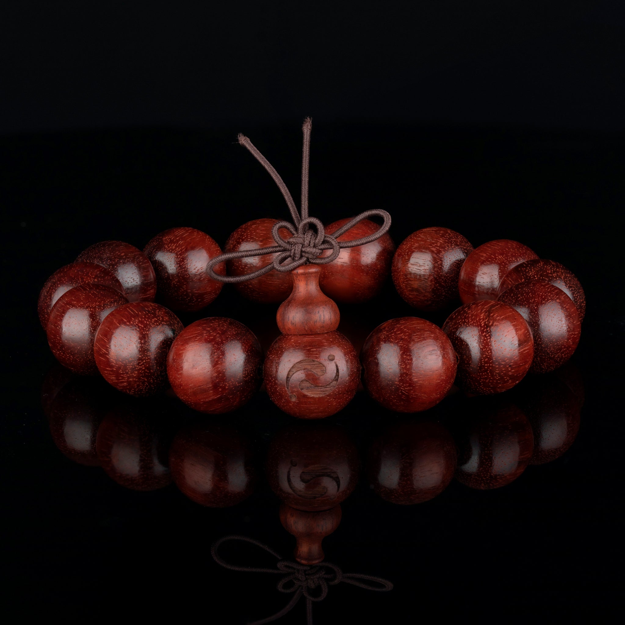 Heavenly Blood Wood Blessing Bracelet(15mm)